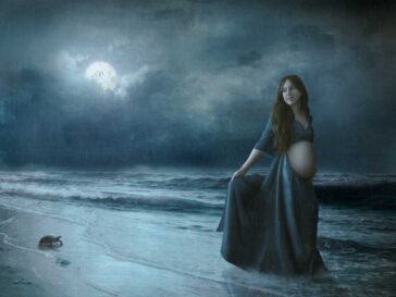 Grossesse au clair de lune