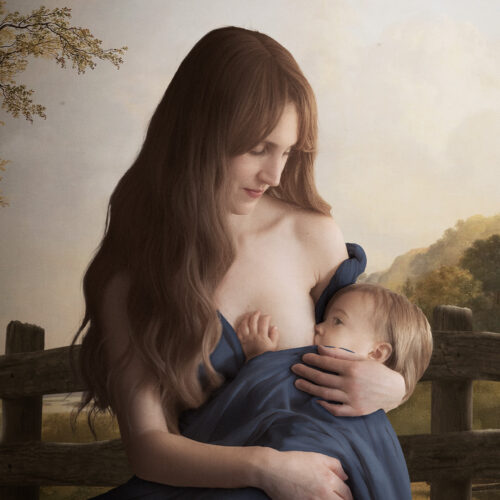 L'allaitement d'une mère - portrait 01